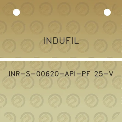 indufil-inr-s-00620-api-pf-25-v