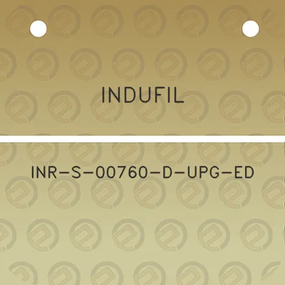 indufil-inr-s-00760-d-upg-ed