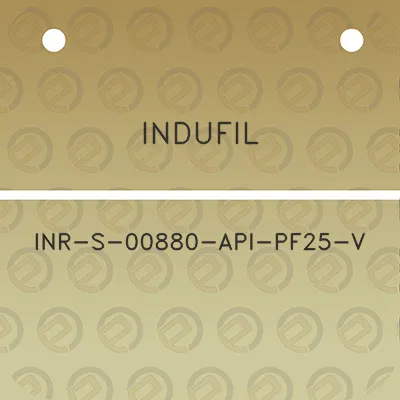 indufil-inr-s-00880-api-pf25-v