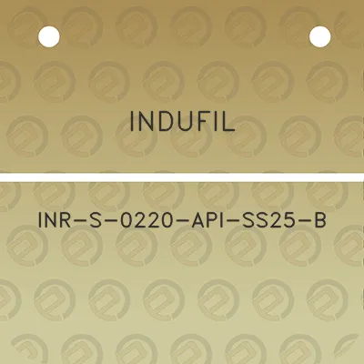 indufil-inr-s-0220-api-ss25-b