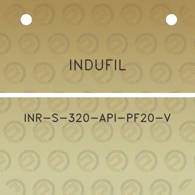 indufil-inr-s-320-api-pf20-v