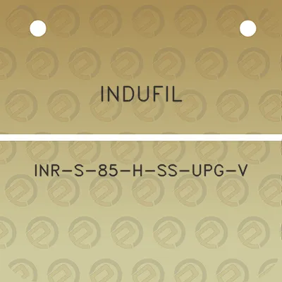 indufil-inr-s-85-h-ss-upg-v