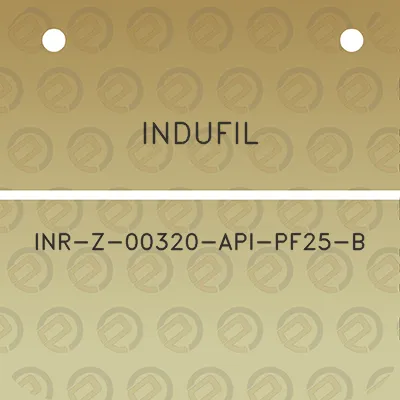 indufil-inr-z-00320-api-pf25-b