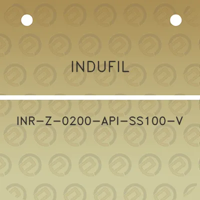 indufil-inr-z-0200-api-ss100-v