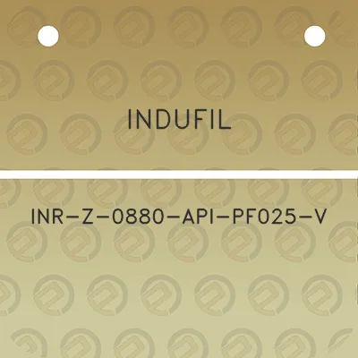 indufil-inr-z-0880-api-pf025-v