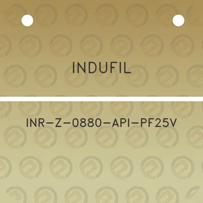 indufil-inr-z-0880-api-pf25v