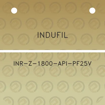 indufil-inr-z-1800-api-pf25v