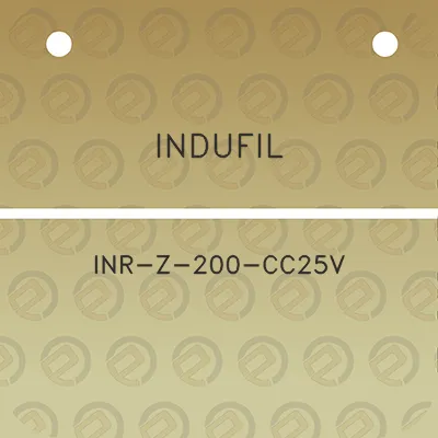 indufil-inr-z-200-cc25v