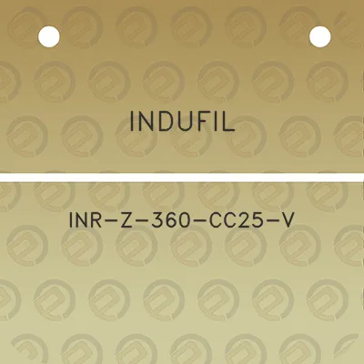 indufil-inr-z-360-cc25-v