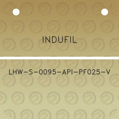 indufil-lhw-s-0095-api-pf025-v