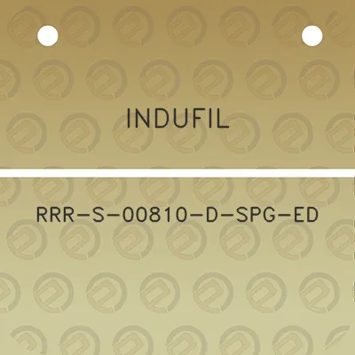 indufil-rrr-s-00810-d-spg-ed