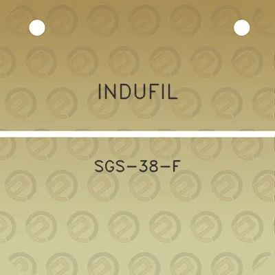 indufil-sgs-38-f