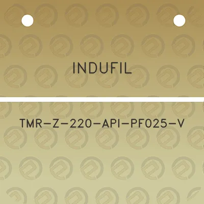 indufil-tmr-z-220-api-pf025-v