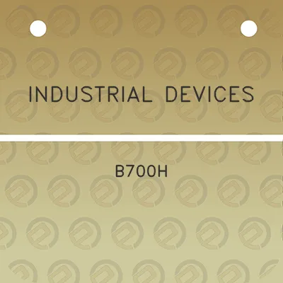 industrial-devices-b700h