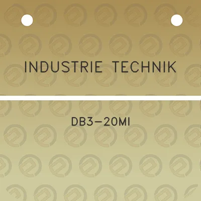 industrie-technik-db3-20mi