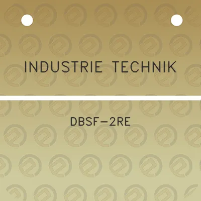 industrie-technik-dbsf-2re