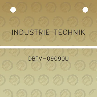 industrie-technik-dbtv-09090u