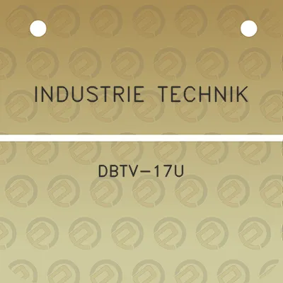 industrie-technik-dbtv-17u