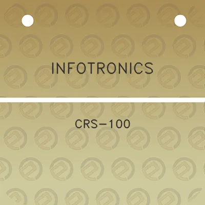 infotronics-crs-100