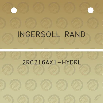 ingersoll-rand-2rc216ax1-hydrl