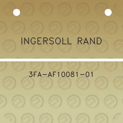 ingersoll-rand-3fa-af10081-01