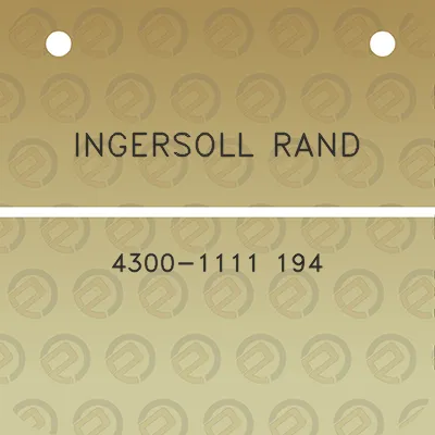 ingersoll-rand-4300-1111-194