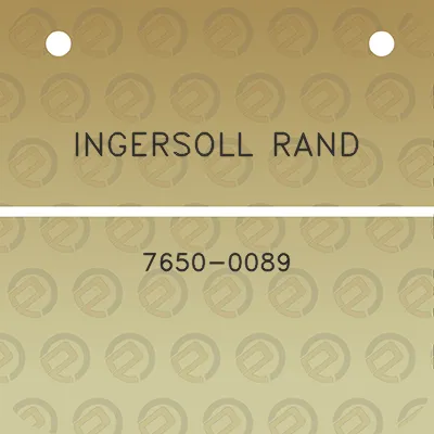 ingersoll-rand-7650-0089