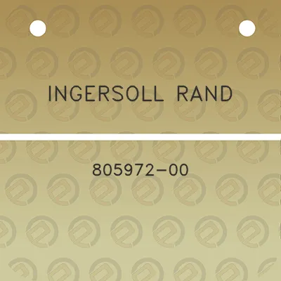 ingersoll-rand-805972-00