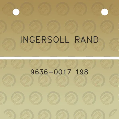 ingersoll-rand-9636-0017-198