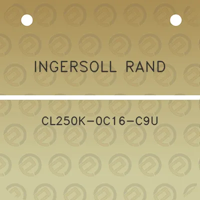 ingersoll-rand-cl250k-0c16-c9u