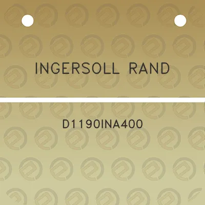 ingersoll-rand-d1190ina400