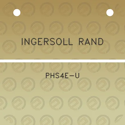 ingersoll-rand-phs4e-u