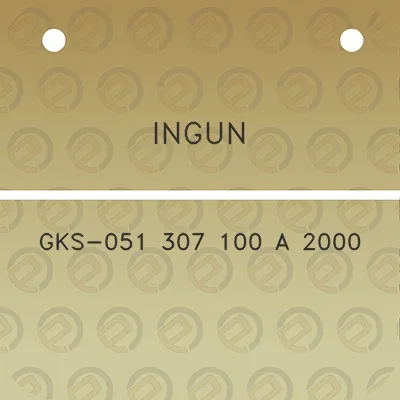 ingun-gks-051-307-100-a-2000