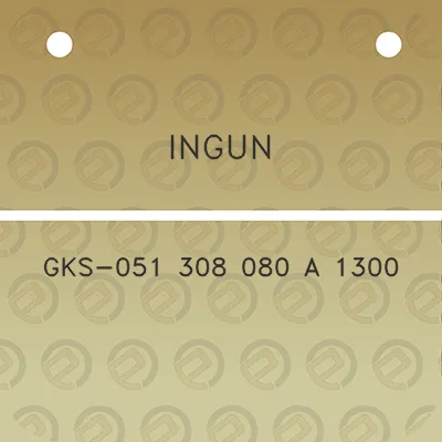 ingun-gks-051-308-080-a-1300