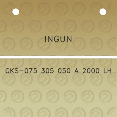 ingun-gks-075-305-050-a-2000-lh