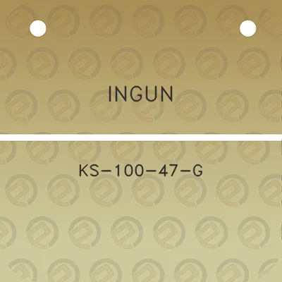 ingun-ks-100-47-g