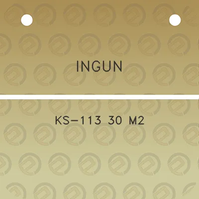 ingun-ks-113-30-m2