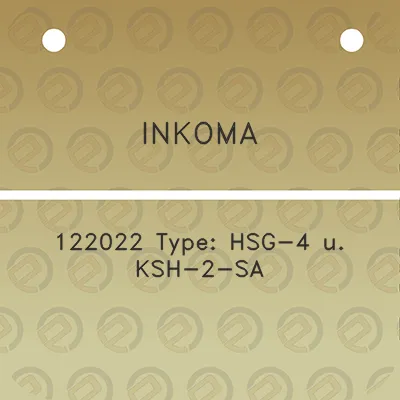 inkoma-122022-type-hsg-4-u-ksh-2-sa