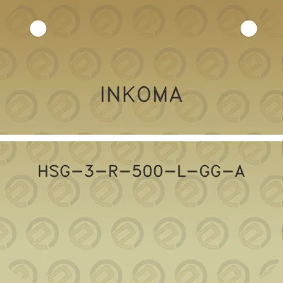 inkoma-hsg-3-r-500-l-gg-a