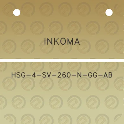 inkoma-hsg-4-sv-260-n-gg-ab