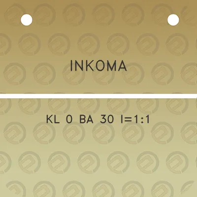 inkoma-kl-0-ba-30-i11