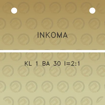 inkoma-kl-1-ba-30-i21