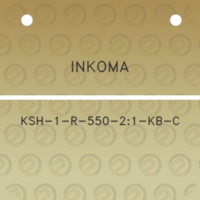 inkoma-ksh-1-r-550-21-kb-c