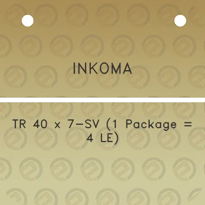 inkoma-tr-40-x-7-sv-1-package-4-le