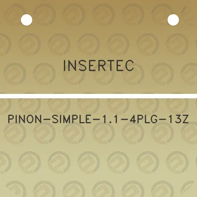 insertec-pinon-simple-11-4plg-13z