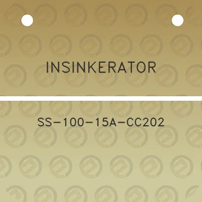 insinkerator-ss-100-15a-cc202