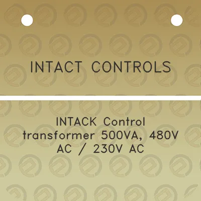 intact-controls-intack-control-transformer-500va-480v-ac-230v-ac