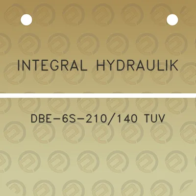 integral-hydraulik-dbe-6s-210140-tuv