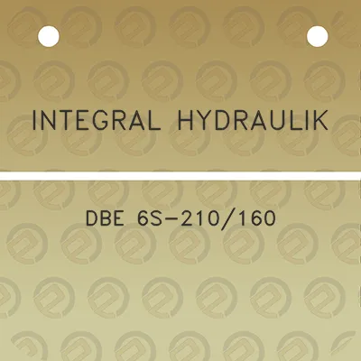 integral-hydraulik-dbe-6s-210160