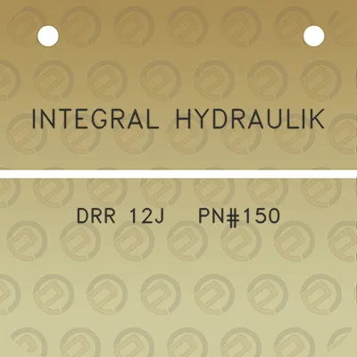 integral-hydraulik-drr-12j-pn150